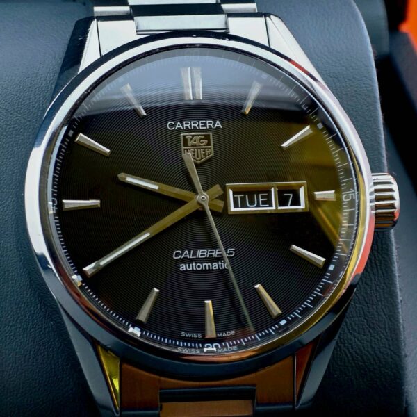 TAG Heuer Carrera Calibre 5 Day-Date Ref. WAR201A.BA0723 (WAR201A-1) - Image 9