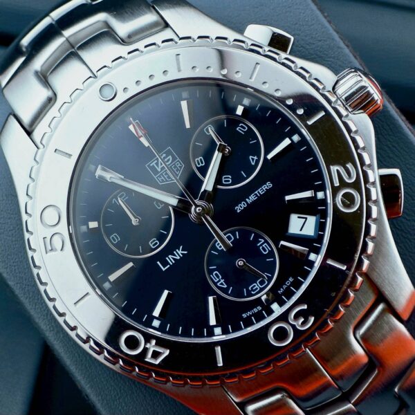 Tag Heuer Link Chronograph Blue Dial CJ1112.BA0576