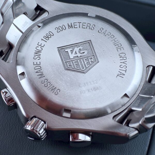 Tag Heuer Link Chronograph Blue Dial CJ1112.BA0576 - Image 5