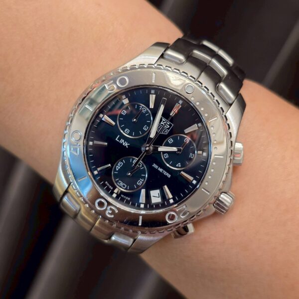 Tag Heuer Link Chronograph Blue Dial CJ1112.BA0576 - Image 4