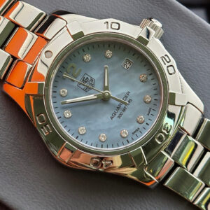 Tag Heuer Aquaracer Blue Pearl Dial With Diamond WAF1419.BA0813