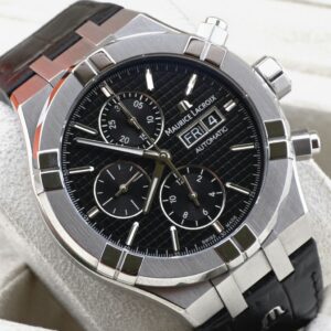 Maurice Lacroix Aikon Automatic Chronograph (AI6038) AI6038-SS001-330-1 Black Dial