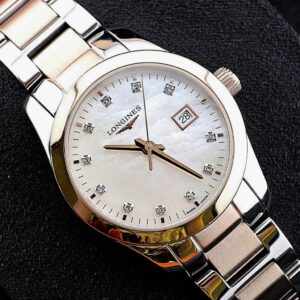 Longines Conquest Classic Diamonds MOP Dial PVD Red Gold Lady L2.286.3.87.7