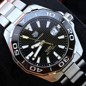 TAG Heuer Aquaracer Calibre 5 Automatic 300M (Black Dial / Ceramic Bezel) WAY201A