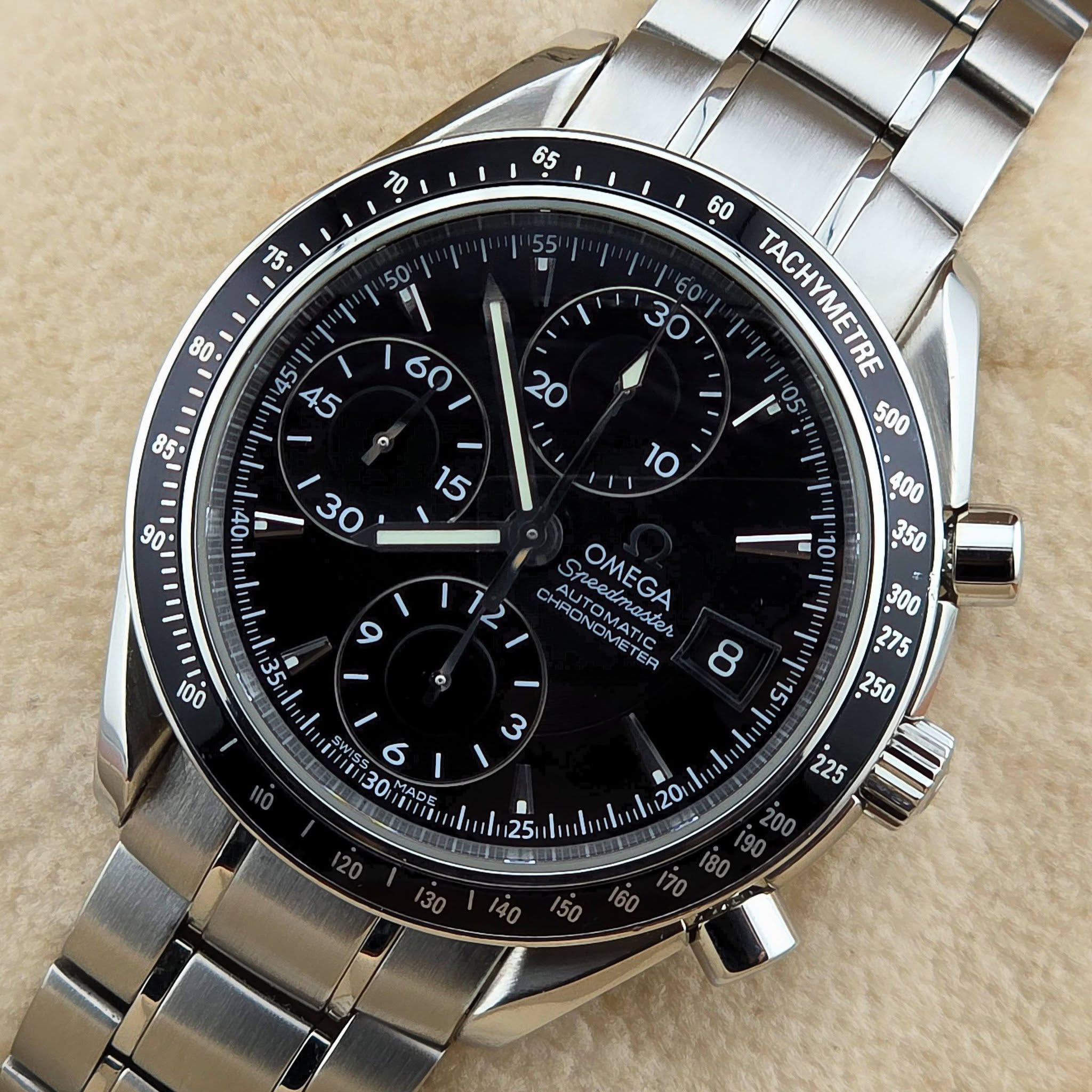 Omega Speedmaster Date Chronograph 40mm Black Dial Steel Ref.3210.50.00 - Image 8