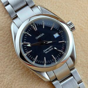 OMEGA Seamaster Aqua Terra 150M Ref:2577.80.00 Lady Size Blue Dial