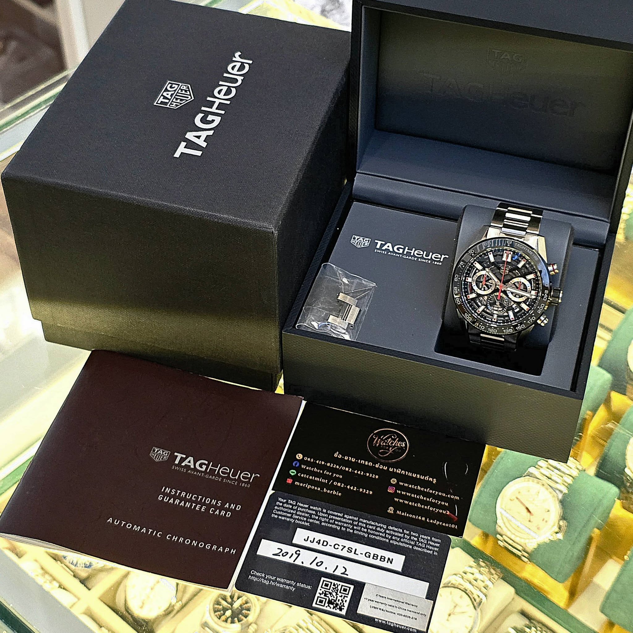 TAG Heuer Carrera Calibre Heuer 02 Skeleton Ref. CBG2A10 - Image 3