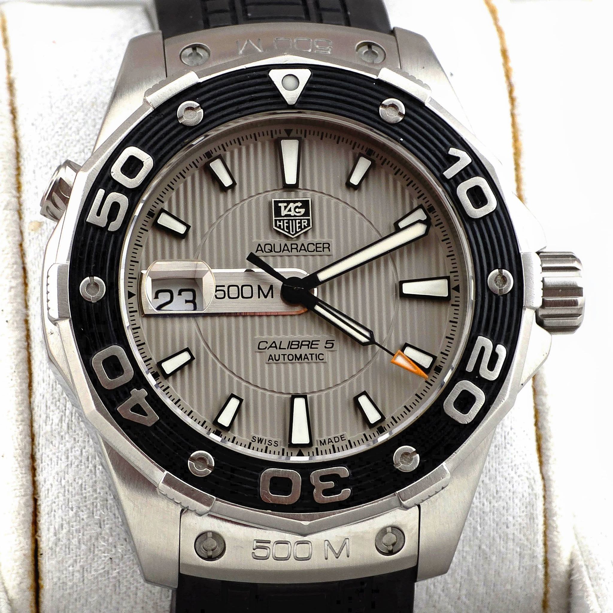 Tag Heuer Men’s Aquaracer Leonardo Automatic 500M Calibre 5 WAJ2111 - Image 2