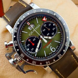 Graham Chronofighter Vintage Green GMT Ref. 2CVBC.G01A