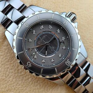 CHANEL J12 Diamond Index & Ceramic Lady Watch