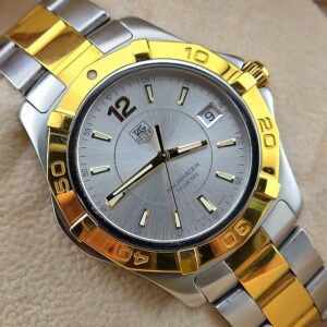 Tag Heuer Aquaracer 300M Silver Dial Two Tone Ref. WAF1120.BB0807