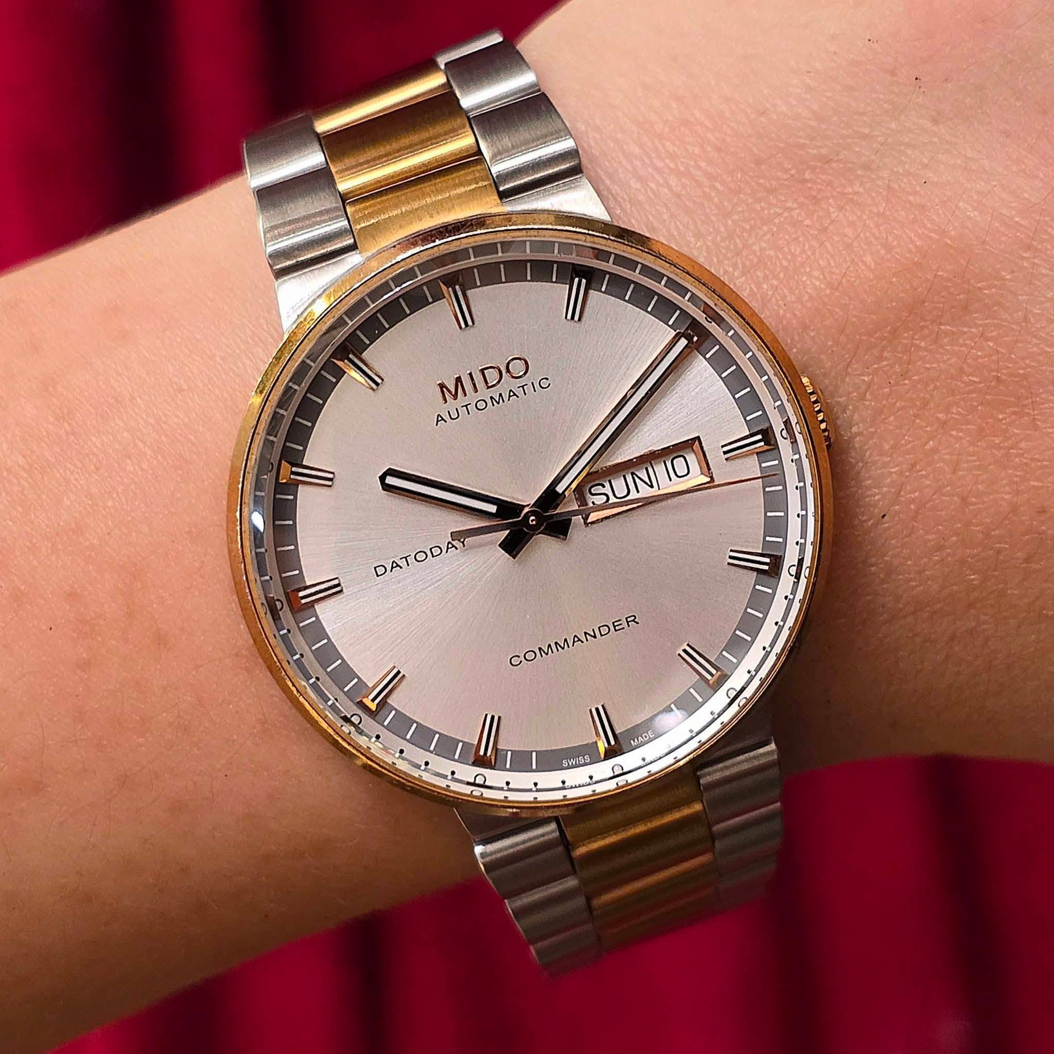 MIDO Commander Datoday Ref. M014.430.22.031.00 Automatic Two-Tone Tone - Image 2