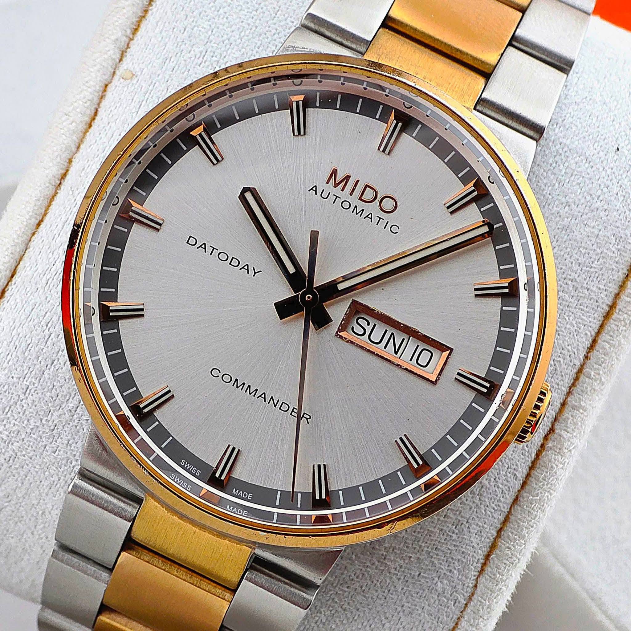 MIDO Commander Datoday Ref. M014.430.22.031.00 Automatic Two-Tone Tone - Image 5