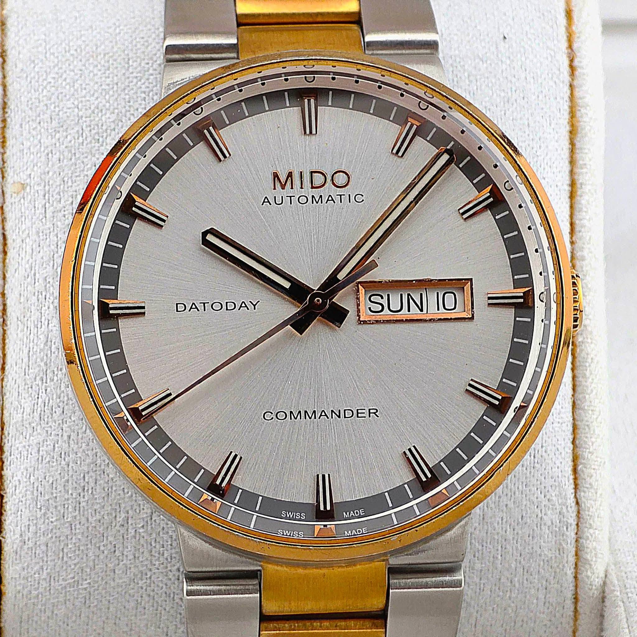 MIDO Commander Datoday Ref. M014.430.22.031.00 Automatic Two-Tone Tone - Image 7