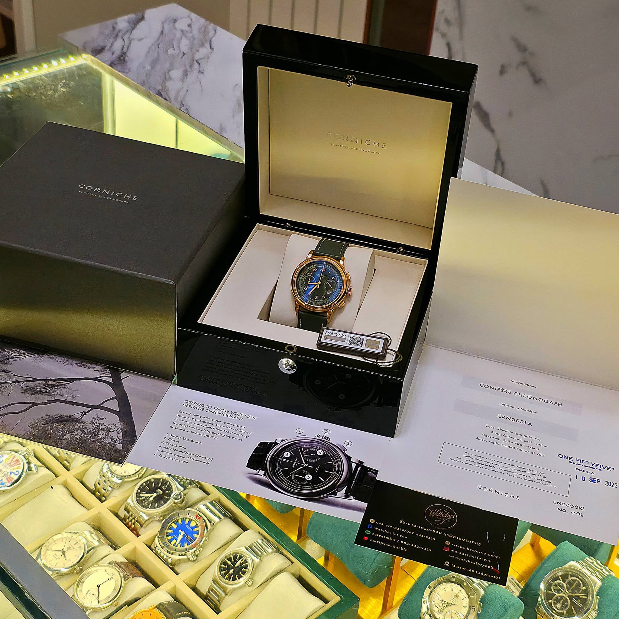 Corniche Heritage Chronograph “Conifer” Limited Edition CRN0031A - Image 5
