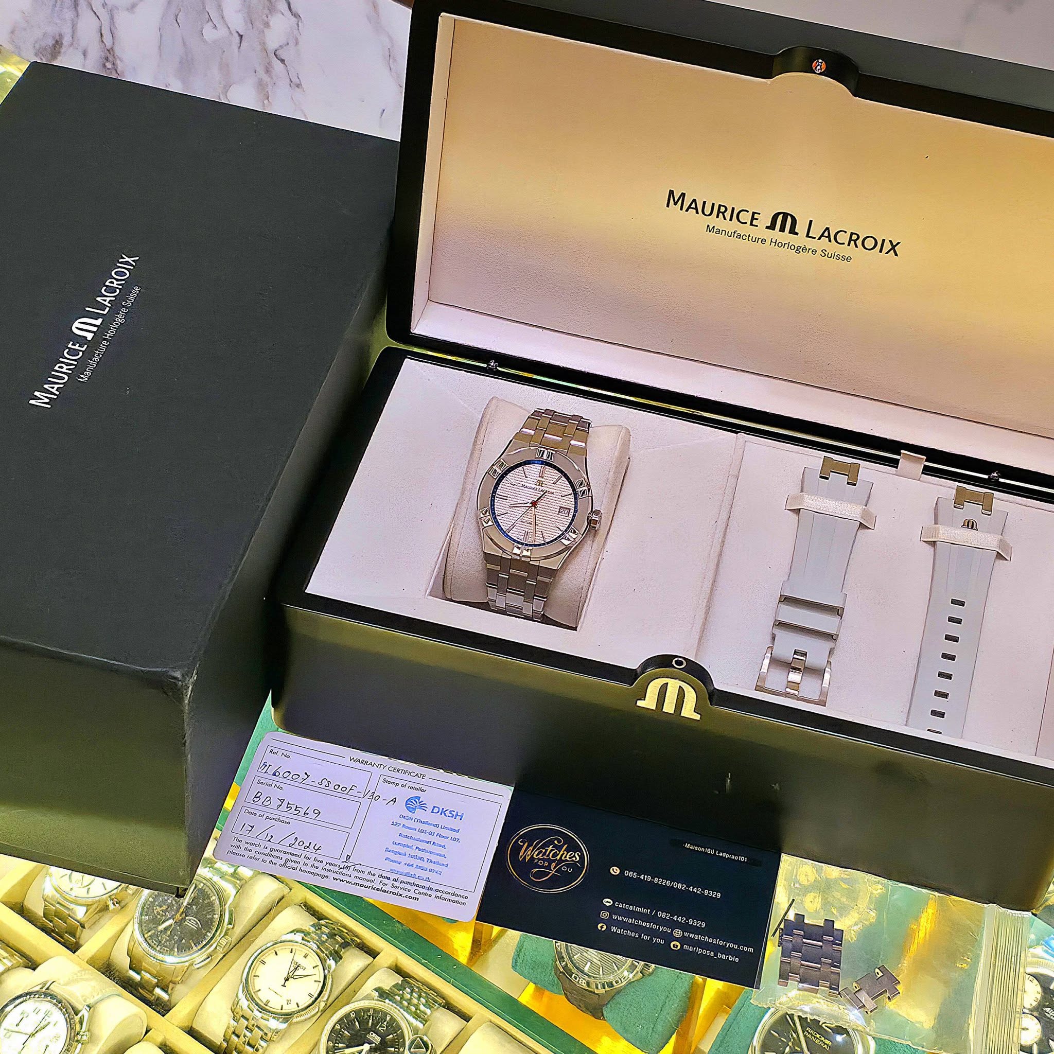 Maurice Lacroix x Pond Review AIKON Automatic Limited Edition 39 mm Ref: AI6007-SS00F-130-A - Image 10
