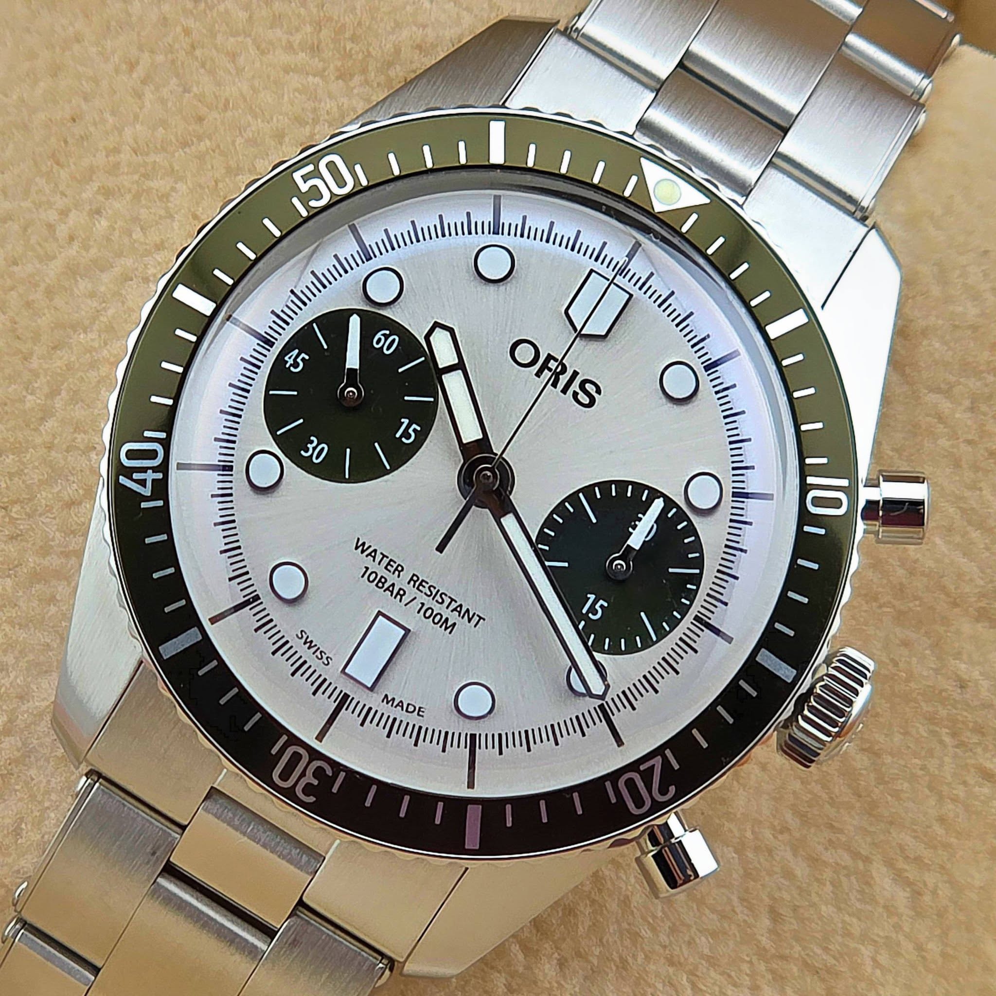 Oris Divers Sixty‑Five Chronograph Reference 01 771 7791 4051-07 8 20 18 - Image 5