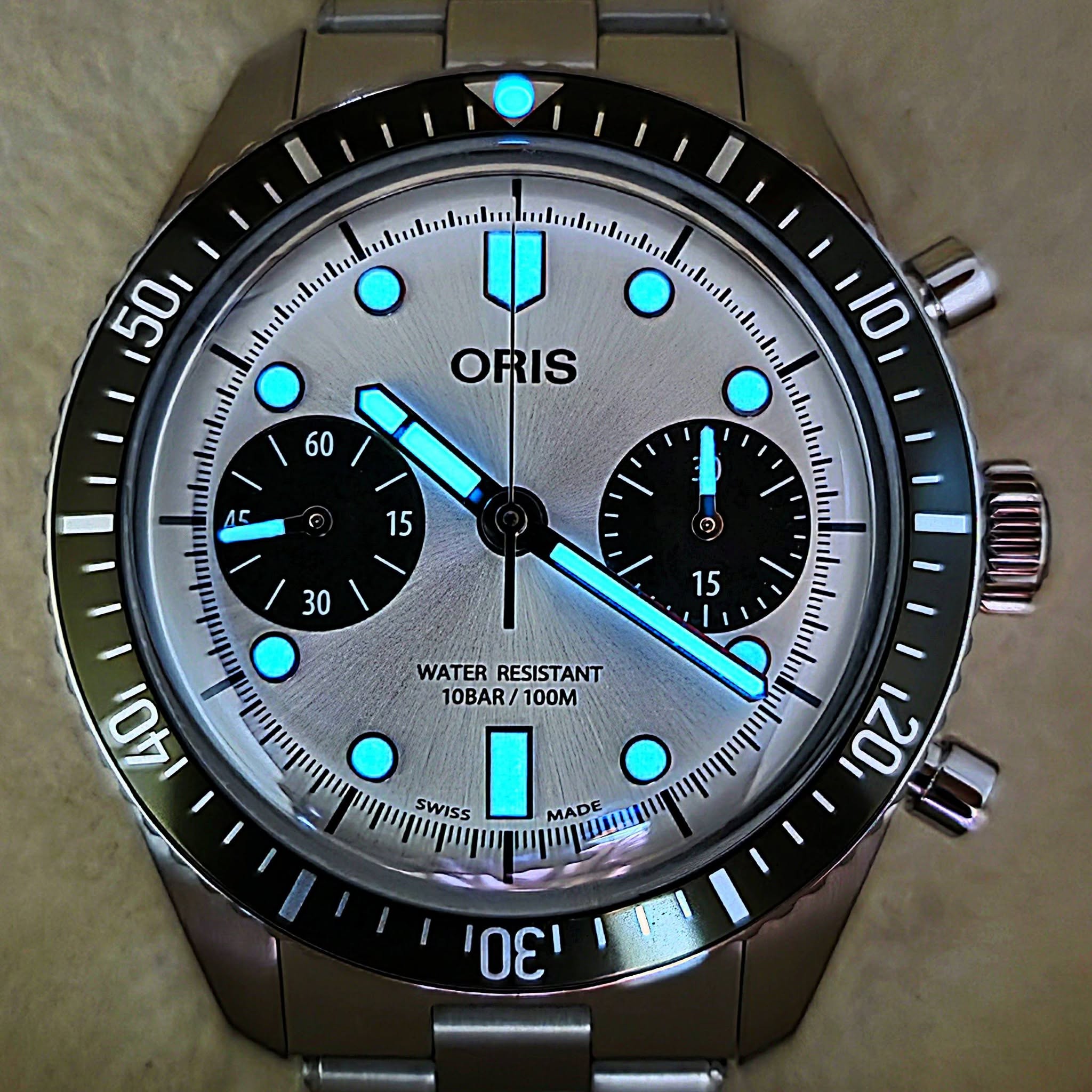 Oris Divers Sixty‑Five Chronograph Reference 01 771 7791 4051-07 8 20 18 - Image 7