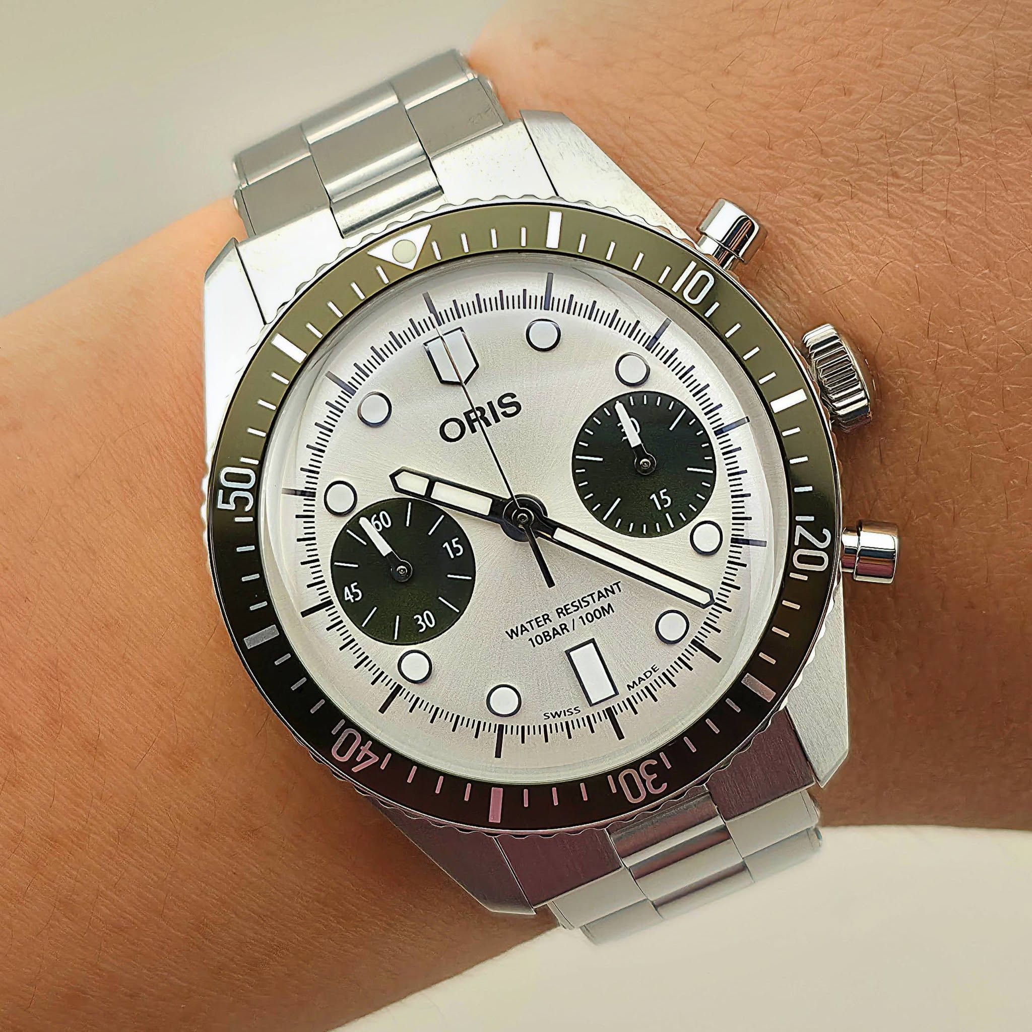 Oris Divers Sixty‑Five Chronograph Reference 01 771 7791 4051-07 8 20 18 - Image 8