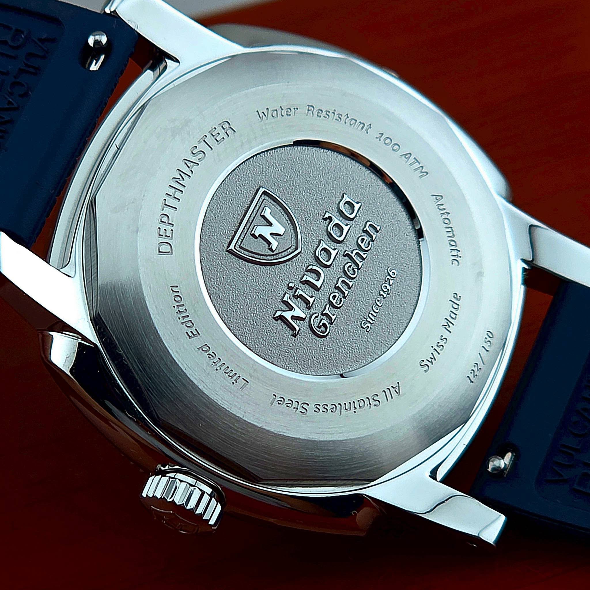Nivada Grenchen Depthmaster Blue Limited Edition Blue (122/150) - Image 3
