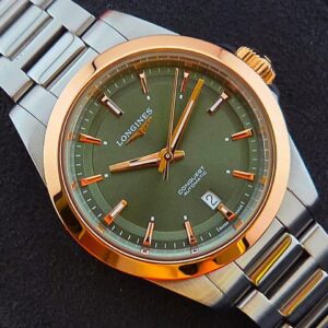 LONGINES CONQUEST Automatic Watch Stainless Steel And Rose Gold 18 Carats Cap 200 L3.320.5.02.6