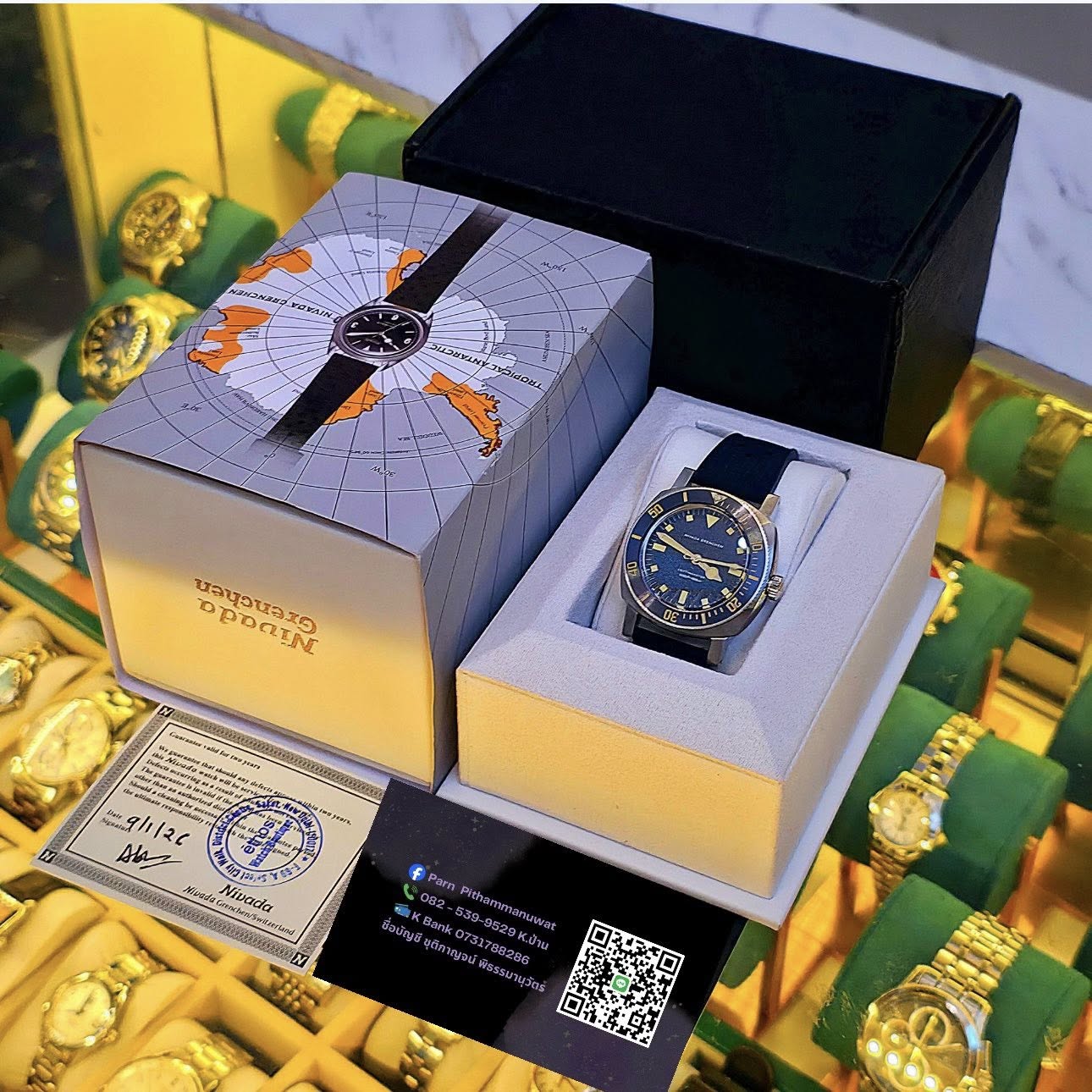 Nivada Grenchen Depthmaster Blue Limited Edition Blue (122/150) - Image 8