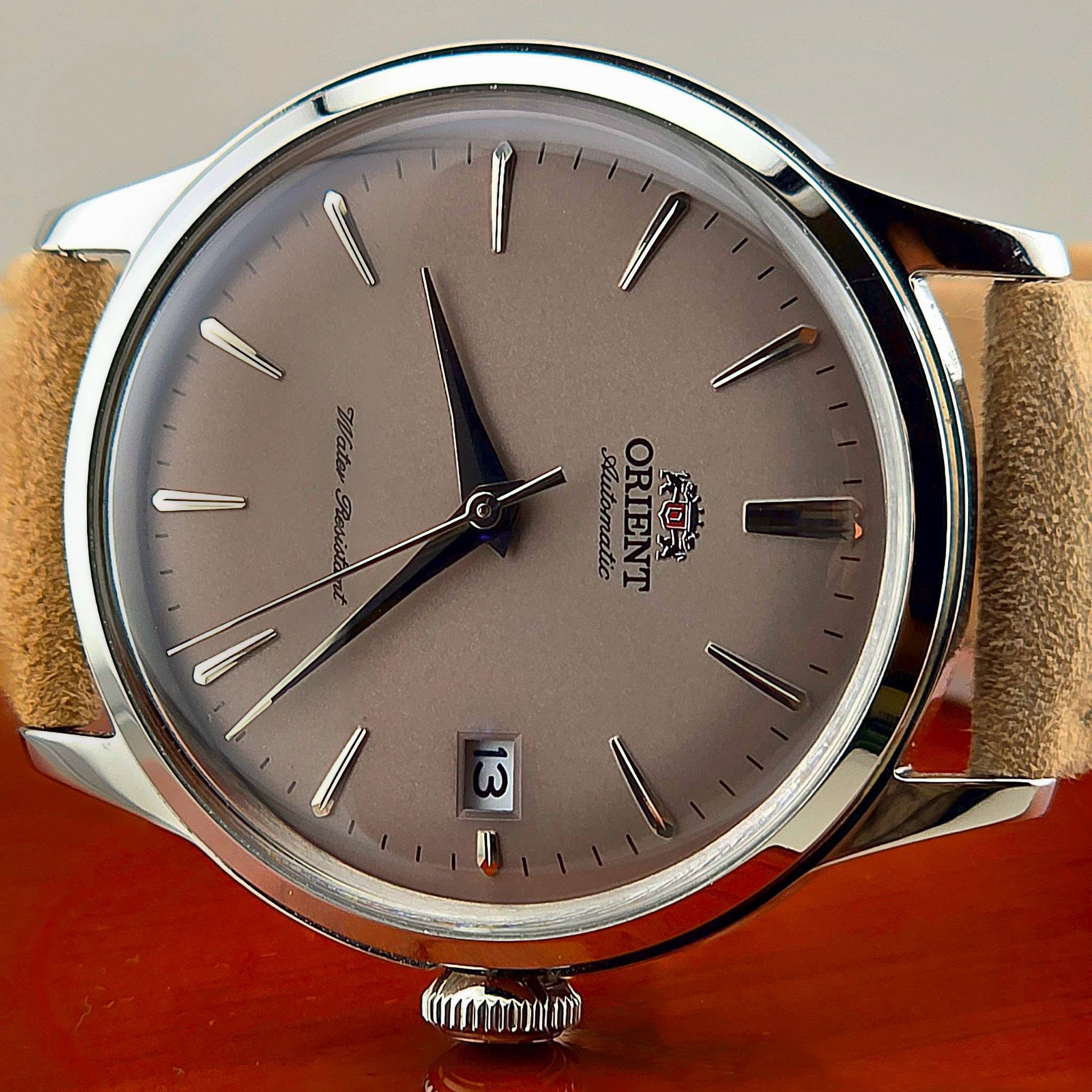 Orient Bambino 38mm Limited Edition Ref: RA-AC0M07N (Dove Grey Dial) - Image 7