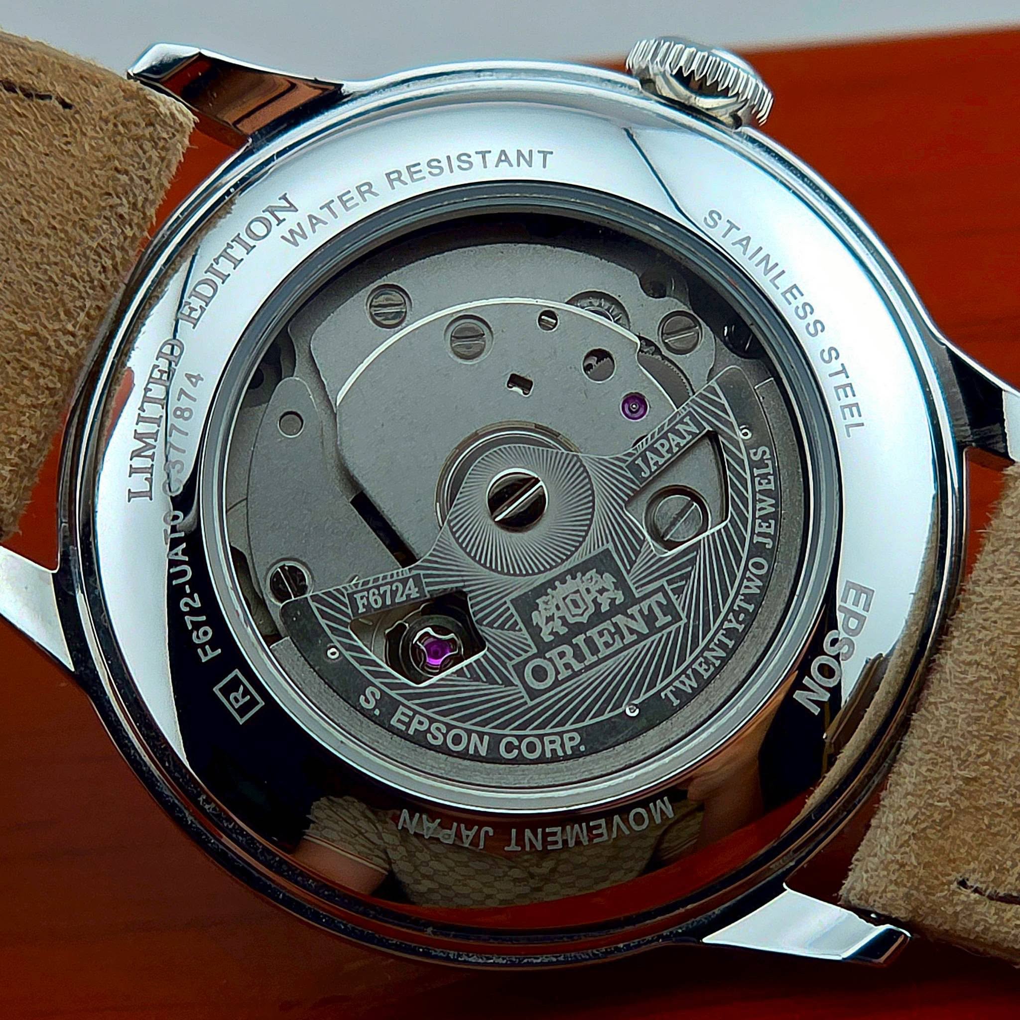 Orient Bambino 38mm Limited Edition Ref: RA-AC0M07N (Dove Grey Dial) - Image 9