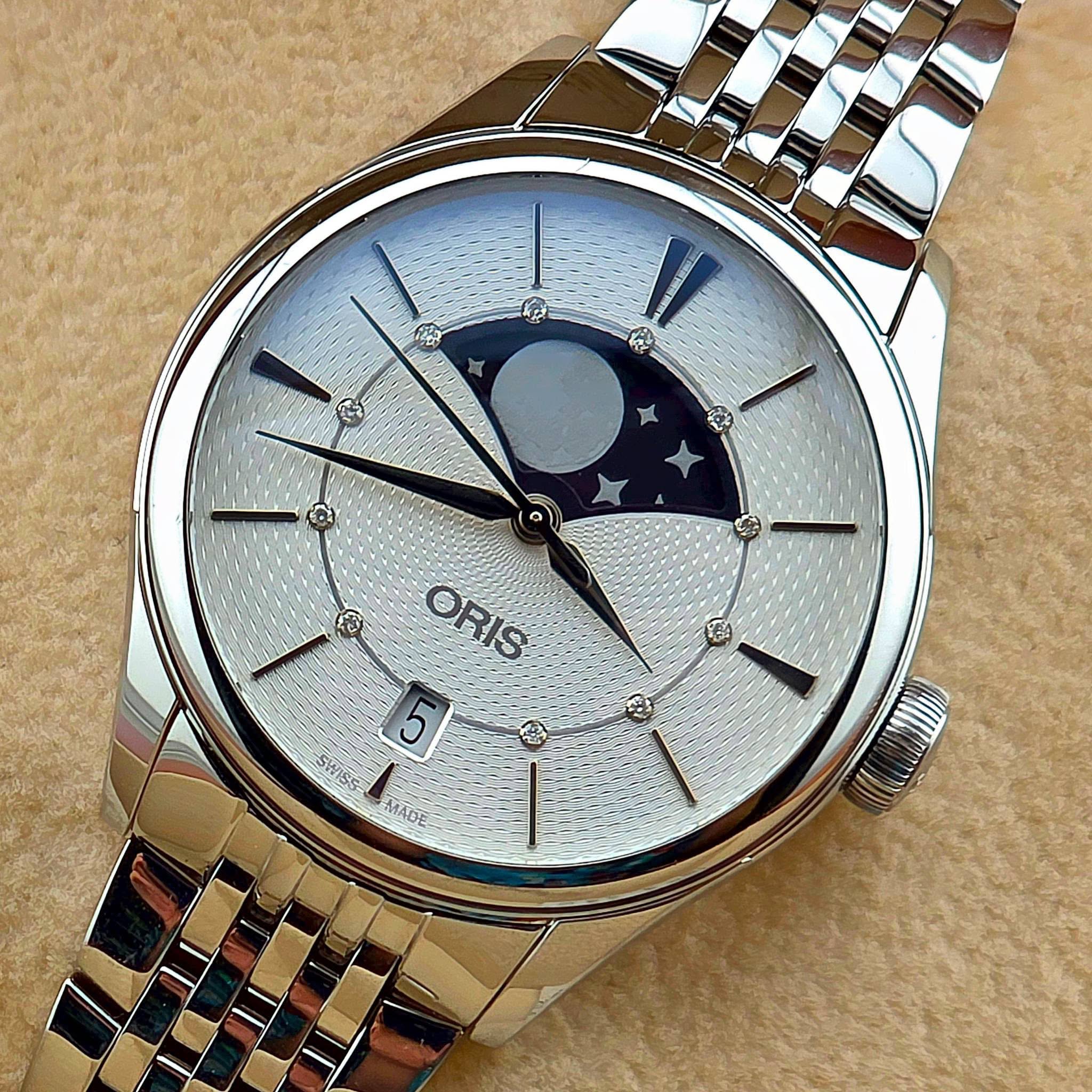 Oris Artelier Complication Moonphase Ref. 763 7723 4051 MB - Image 8