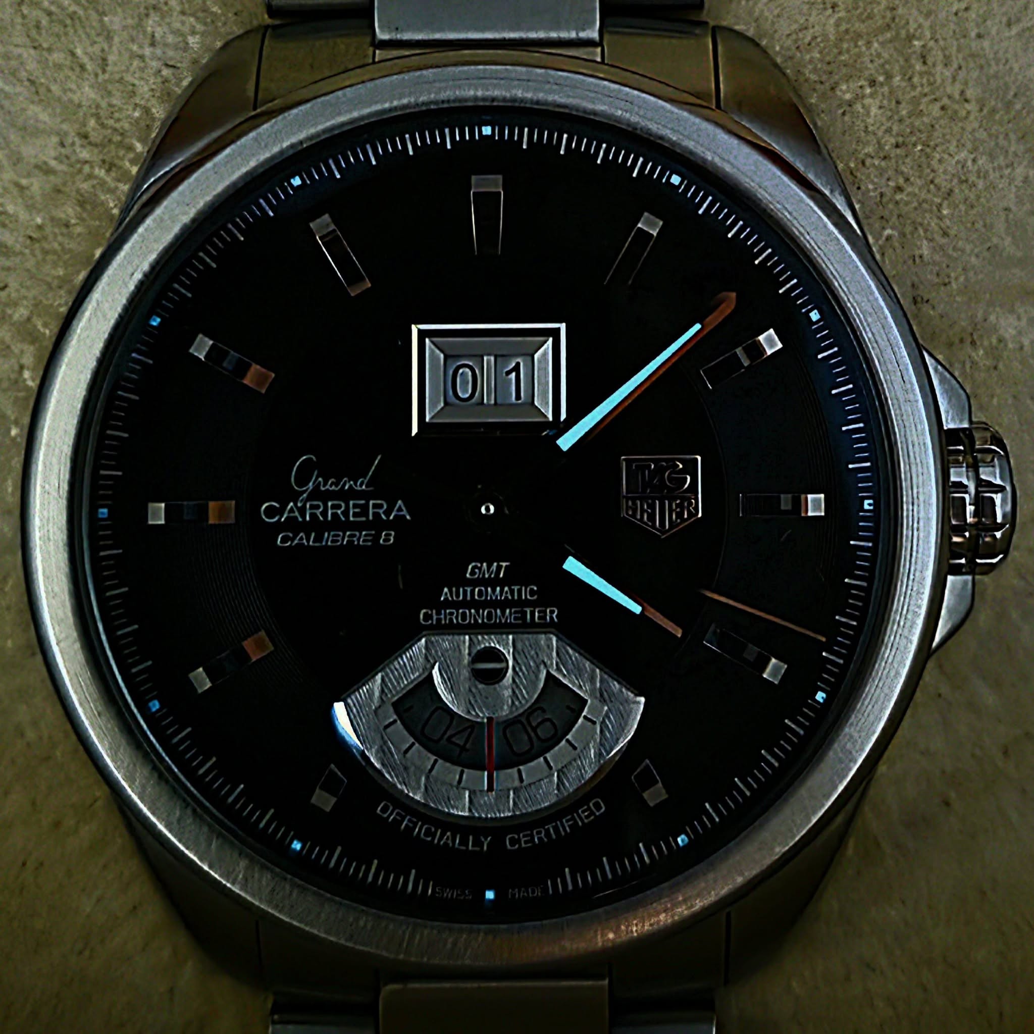 TAG Heuer Grand Carrera GMT Calibre 8 WAV5111.BA0901 - Image 3