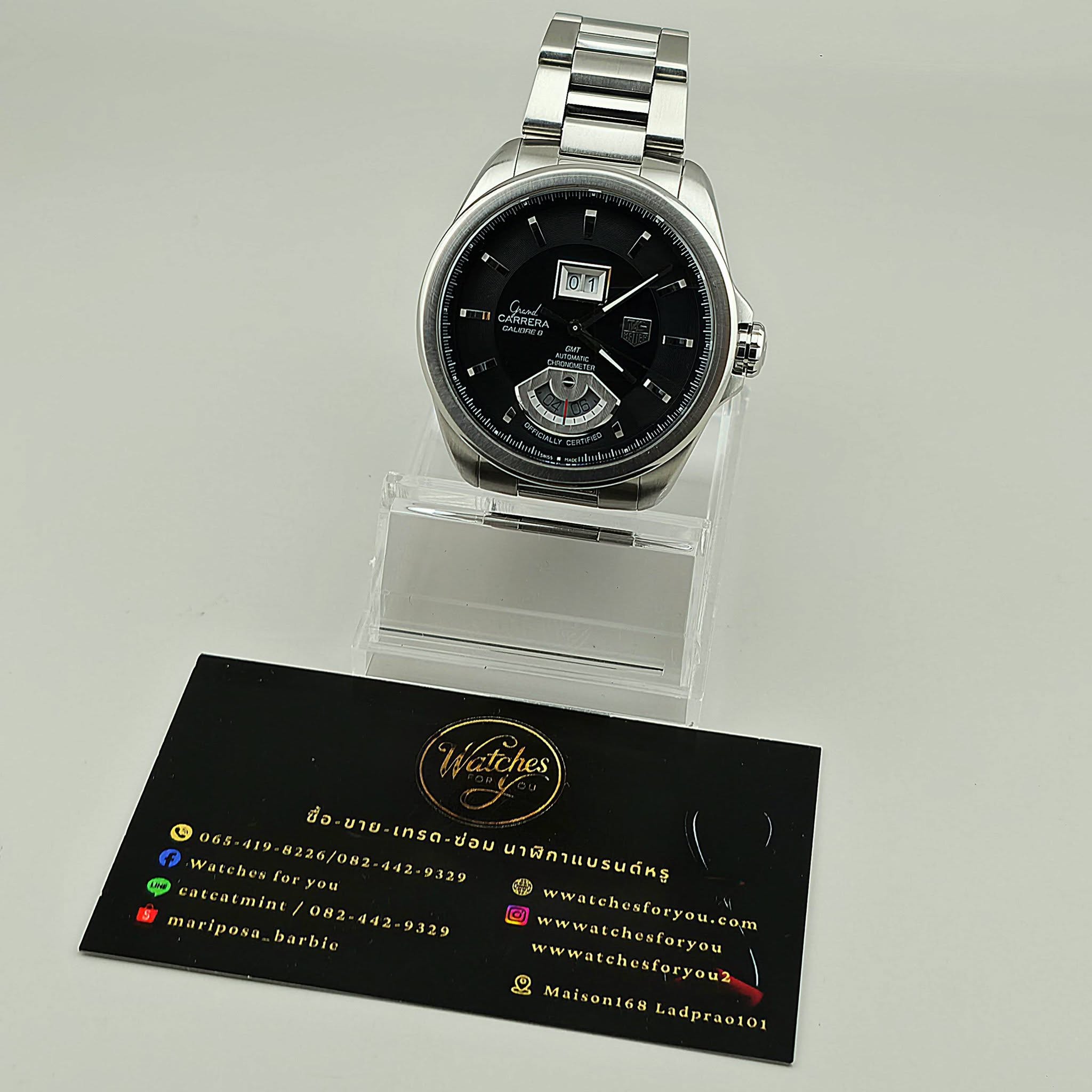 TAG Heuer Grand Carrera GMT Calibre 8 WAV5111.BA0901 - Image 4