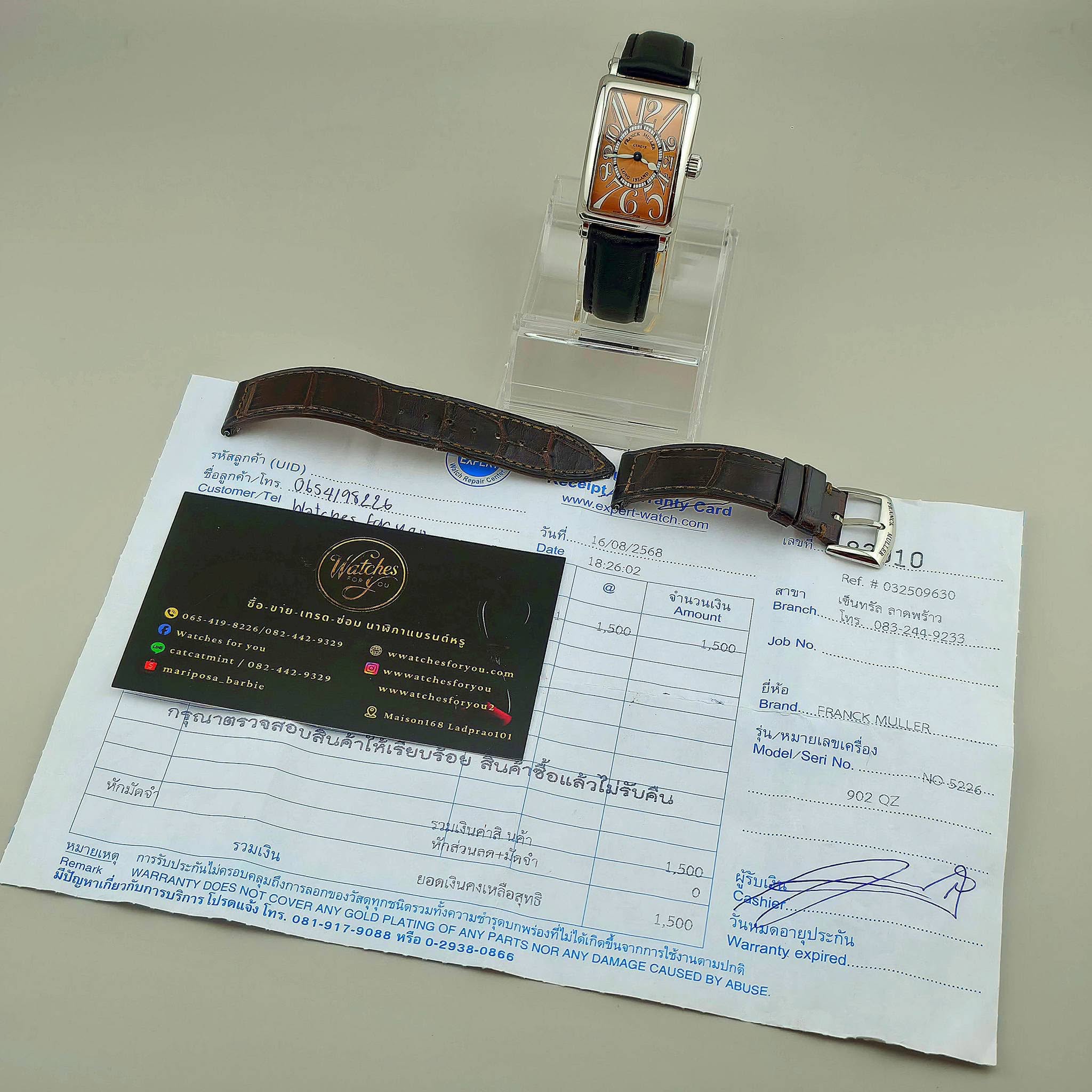 Franck Muller Long Island 902 QZ Salmon Dial - Image 6
