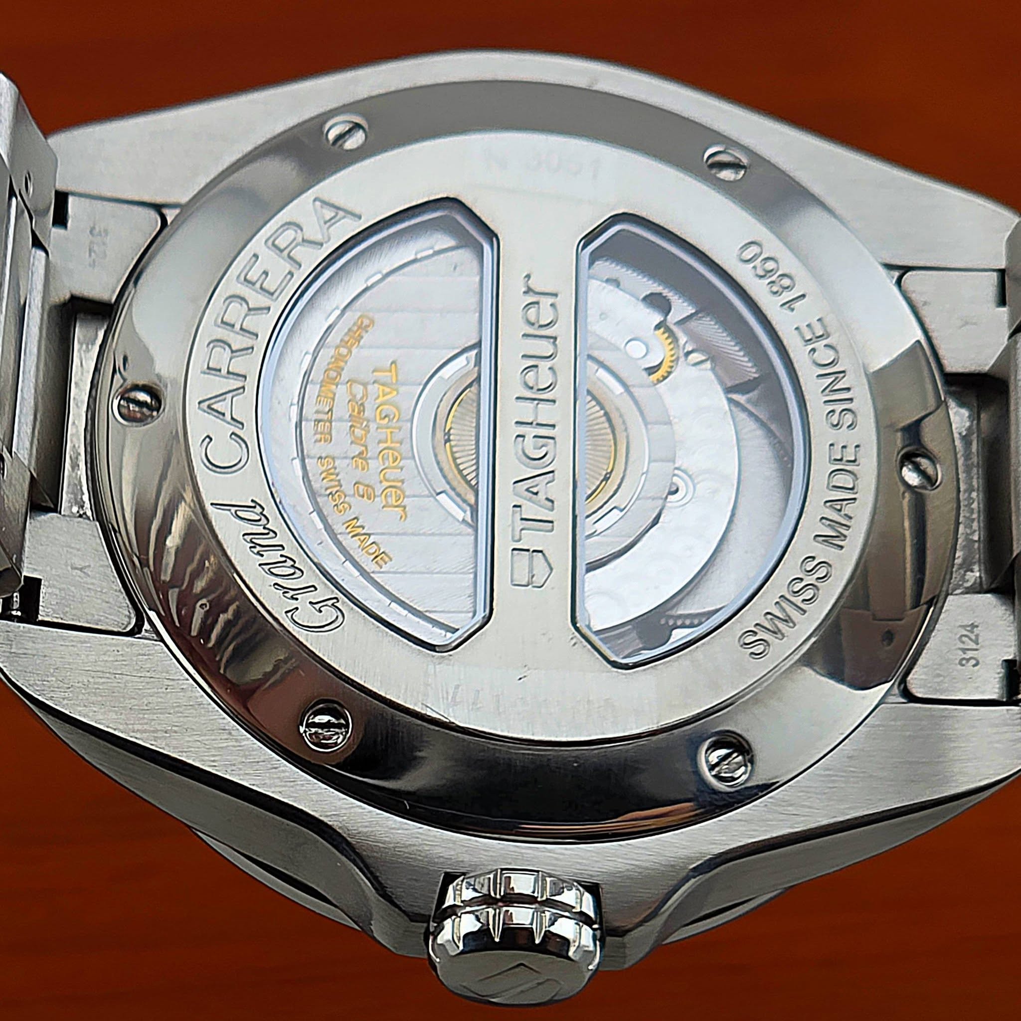 TAG Heuer Grand Carrera GMT Calibre 8 WAV5111.BA0901 - Image 9