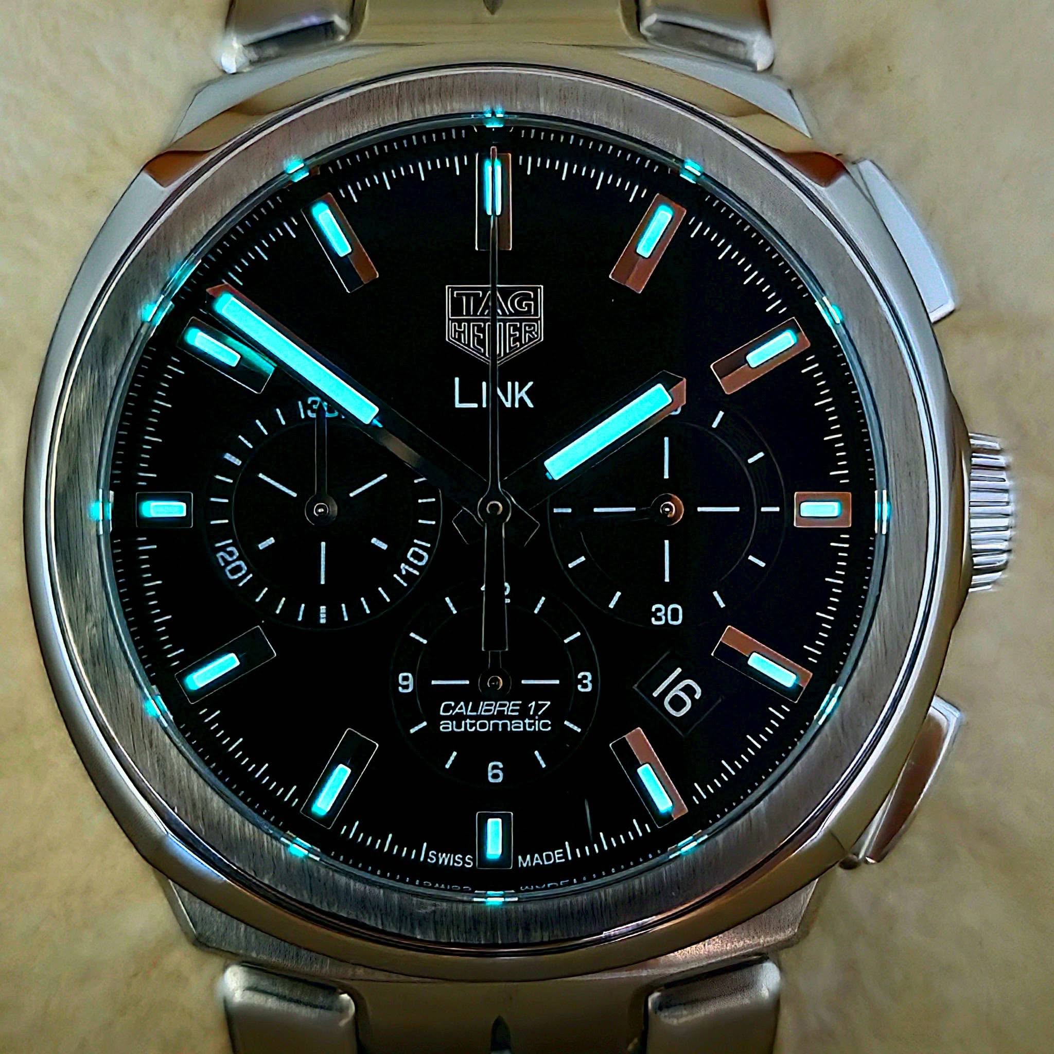 TAG Heuer Link Calibre 17 Automatic Chronograph Ref. CBC2110.BA0603 - Image 4