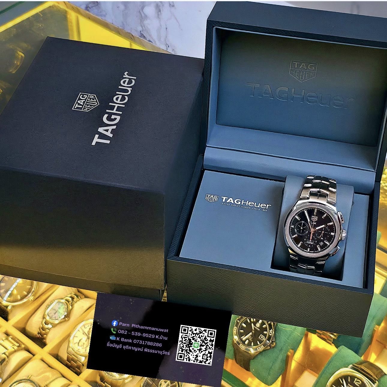 TAG Heuer Link Calibre 17 Automatic Chronograph Ref. CBC2110.BA0603 - Image 6