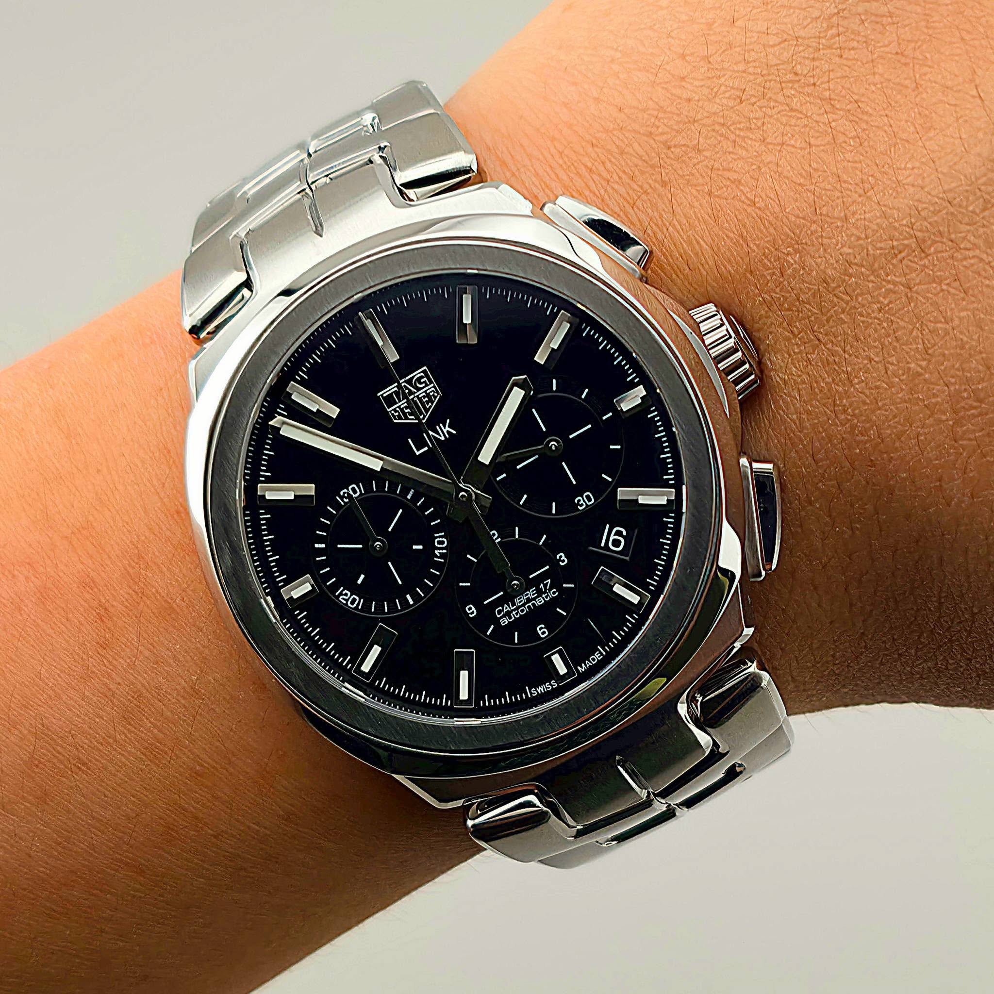 TAG Heuer Link Calibre 17 Automatic Chronograph Ref. CBC2110.BA0603 - Image 9