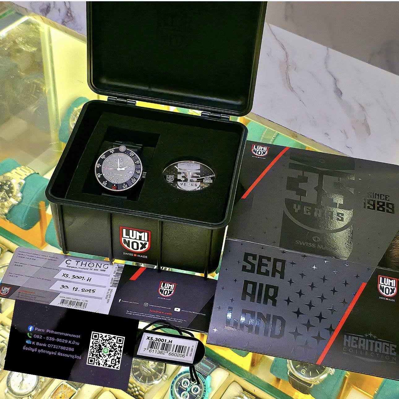 Luminox Navy SEAL Original 3000 Heritage Ref. XS.3001.H - Image 4