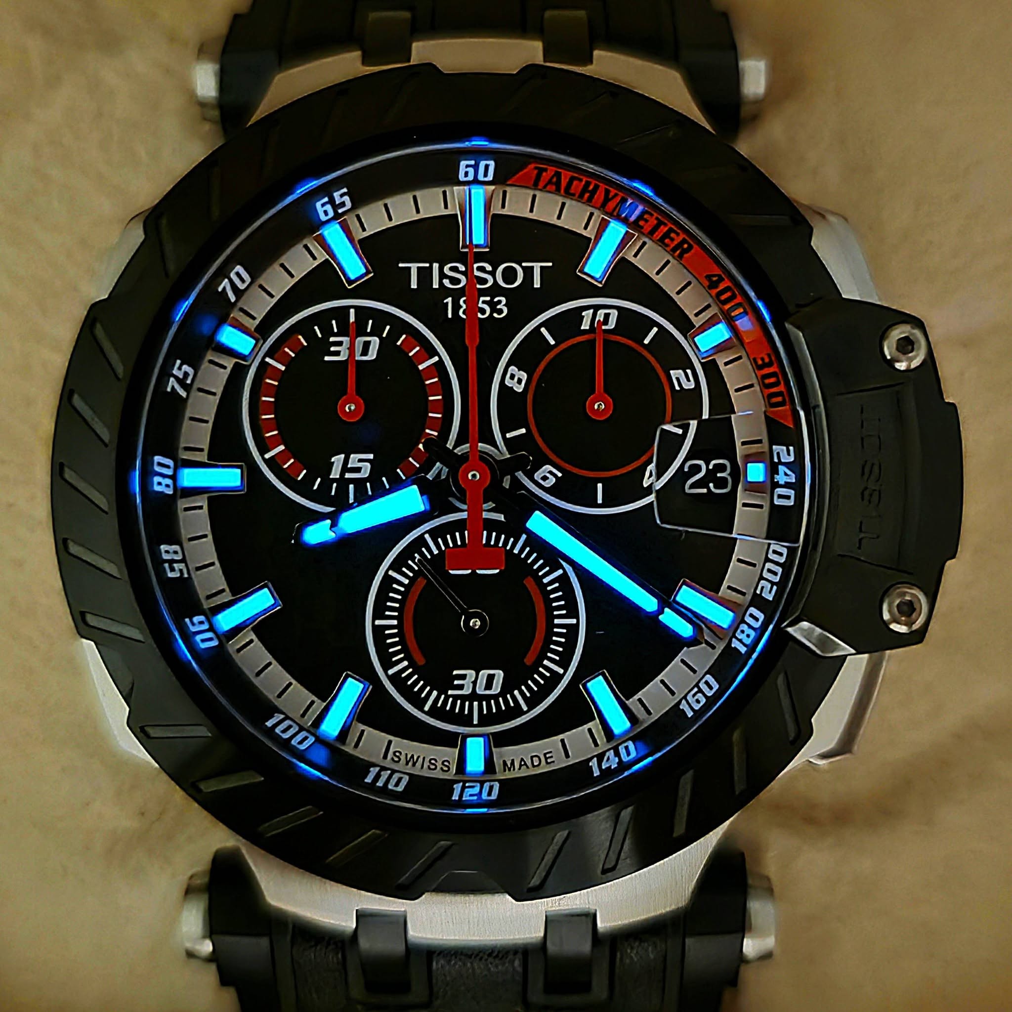 TISSOT นาฬิกาข้อมือ T-Race Limited Moto GP 2020 รุ่น T1154172705101 - Image 3