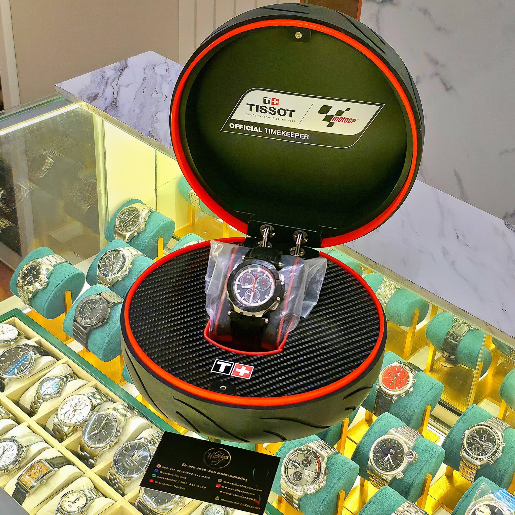 TISSOT นาฬิกาข้อมือ T-Race Limited Moto GP 2020 รุ่น T1154172705101 - Image 6
