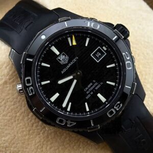 TAG Heuer Aquaracer 500M Titanium Automatic Black Rubber Strap Ref. Wak2180