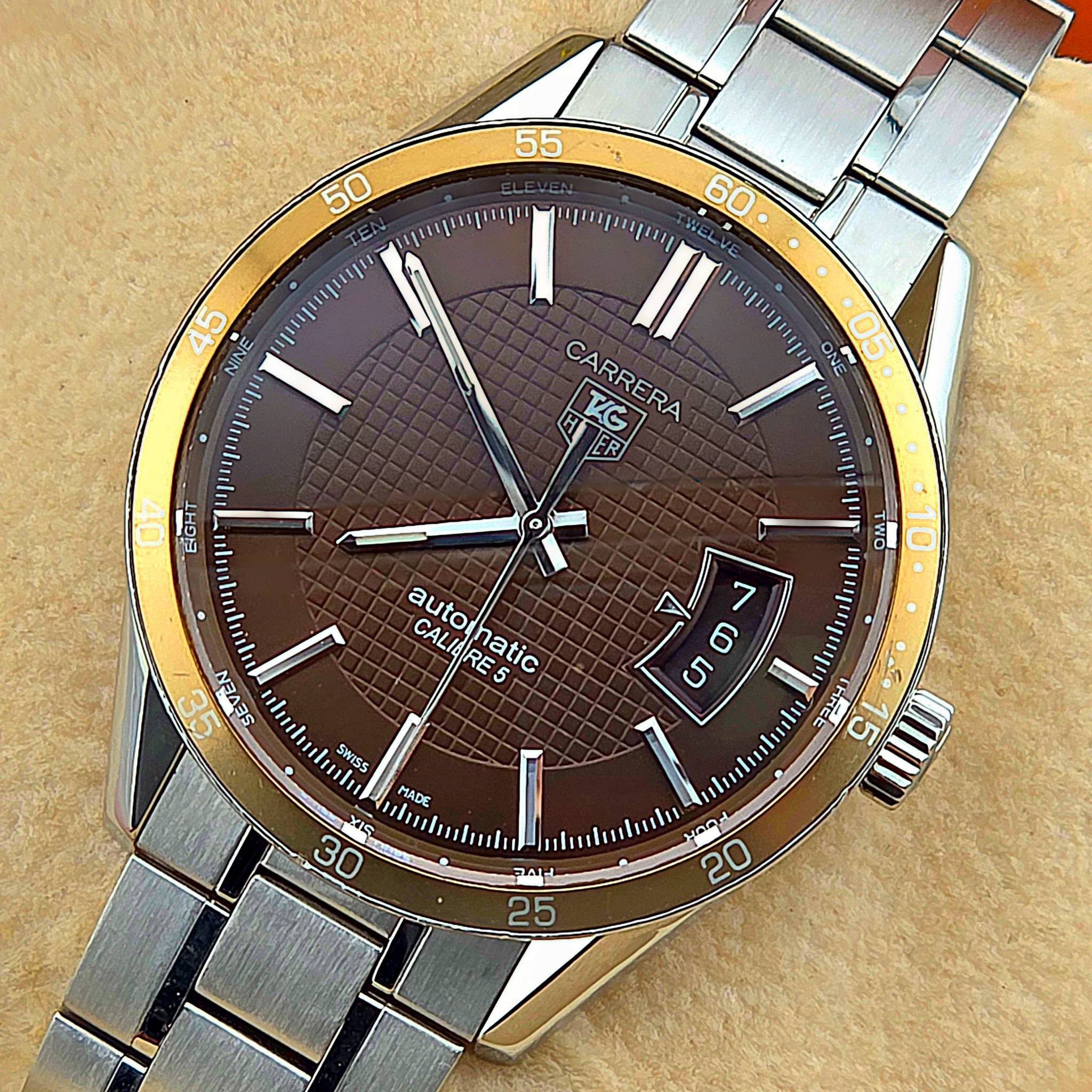 Tag Heuer Carrera Brown Dial Men's Watch WV211N.BA0787 - Image 3