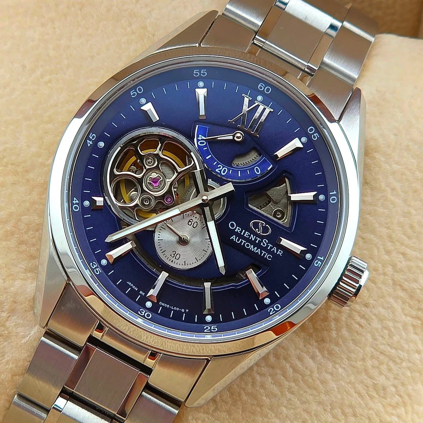 ORIENT STAR รุ่น Contemporary Mechanical RE-AV0003L Blue Dial - Image 8
