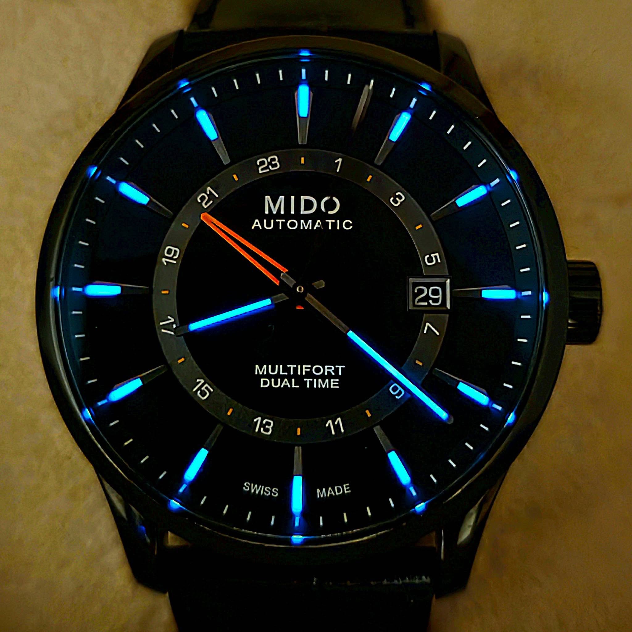 MIDO Multifort Dual Time Automatic (Black PVD) Ref. M038.429.36.051.00 - Image 7