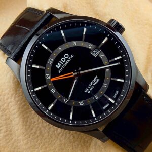 MIDO Multifort Dual Time Automatic (Black PVD) Ref. M038.429.36.051.00