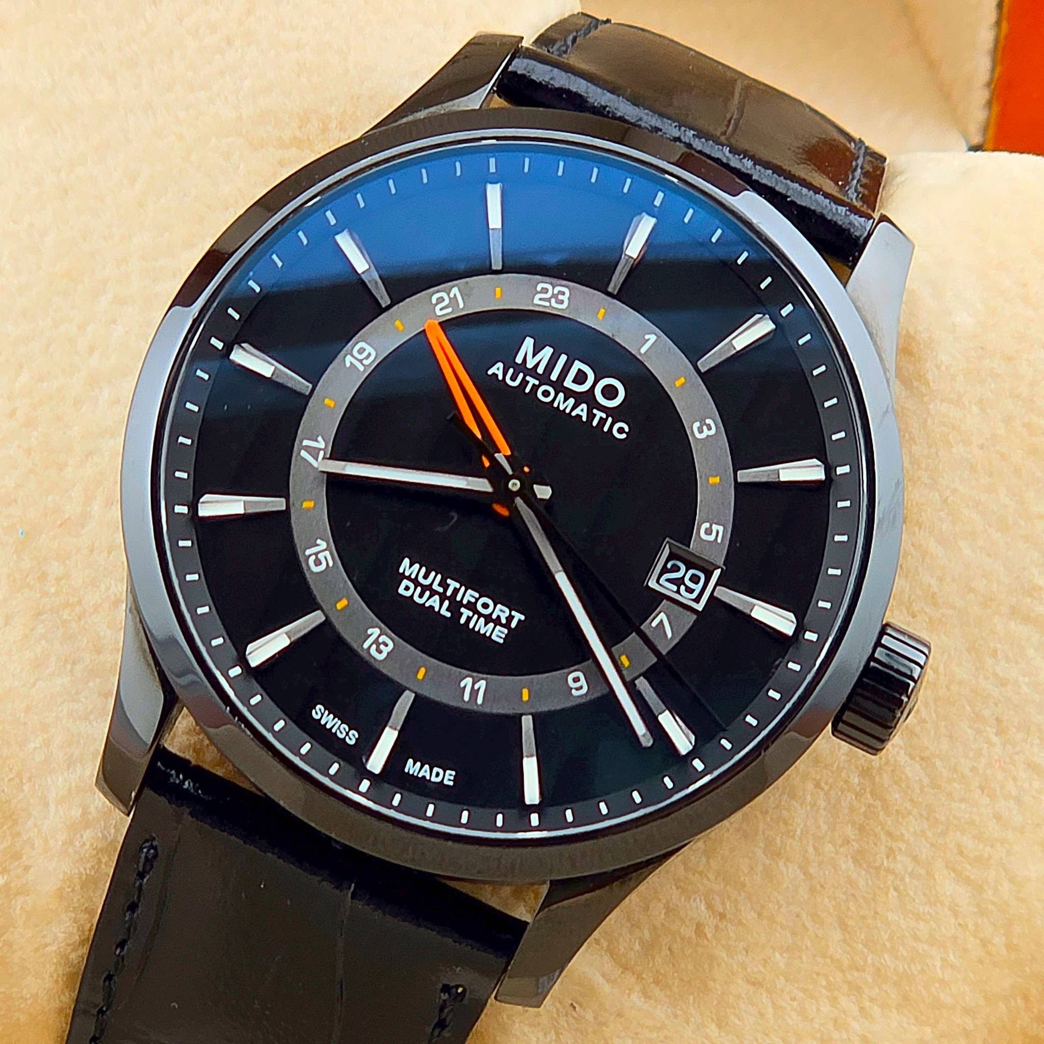 MIDO Multifort Dual Time Automatic (Black PVD) Ref. M038.429.36.051.00 - Image 9