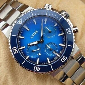 Oris Aquis Chronograph Date Blue Dial Ref. 01 771 7793 4155-07 8 23 01PEB