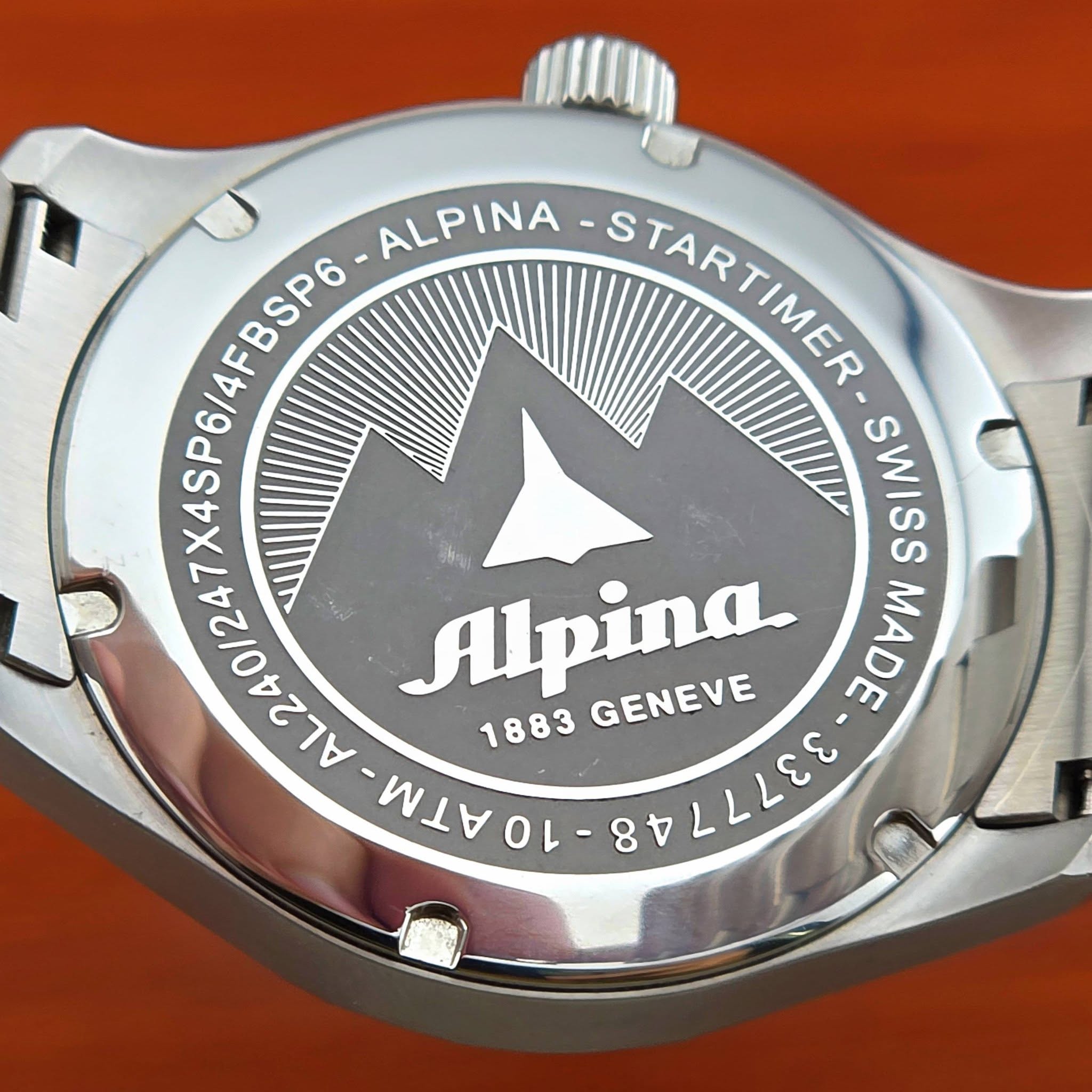 ALPINA MEN'S AL-240S4S6B STARTIMER PILOT 42 MM SWISS QUARTZ - Image 2
