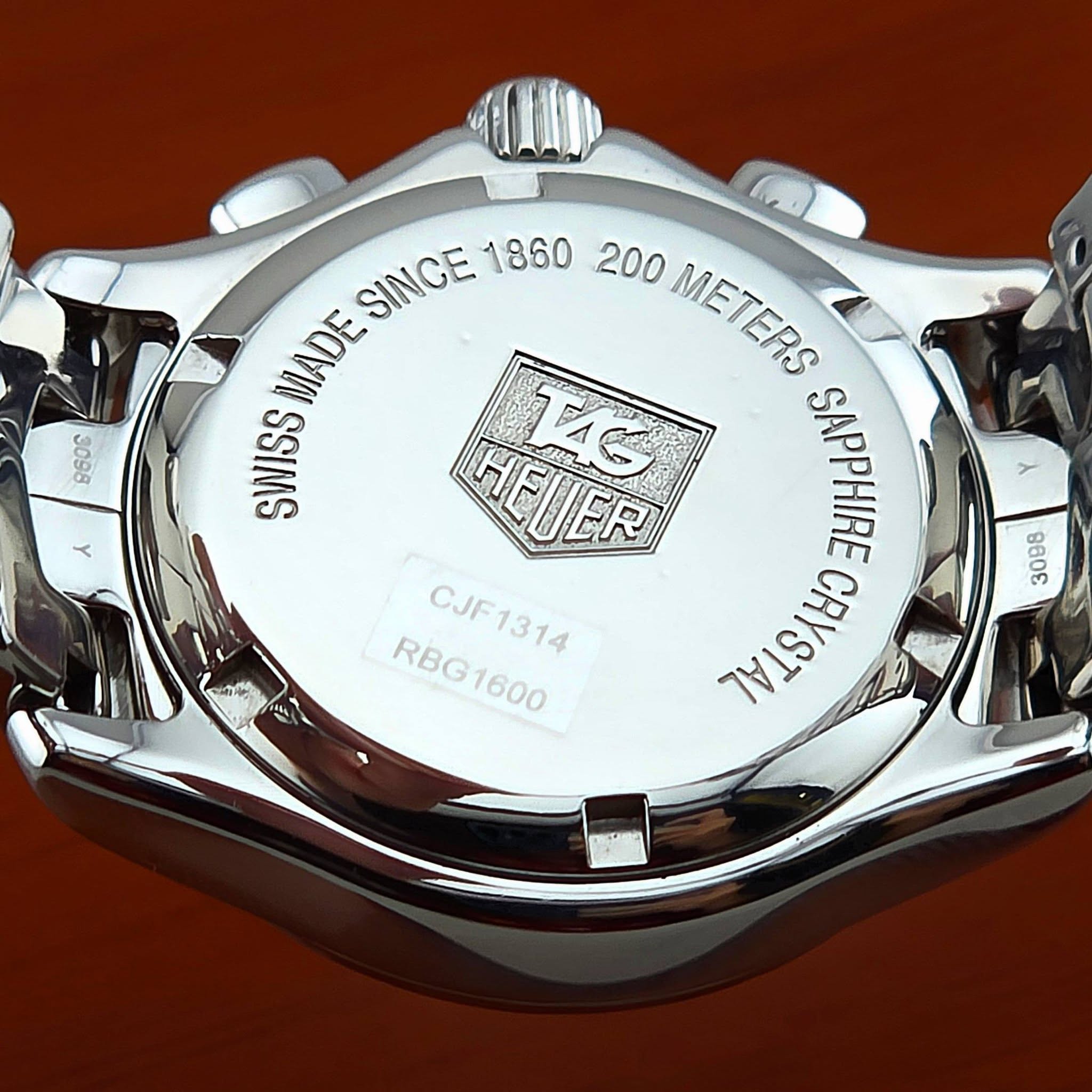 TAG Heuer Link Diamond Chronograph Ladies Ref:CJF1314 - Image 2