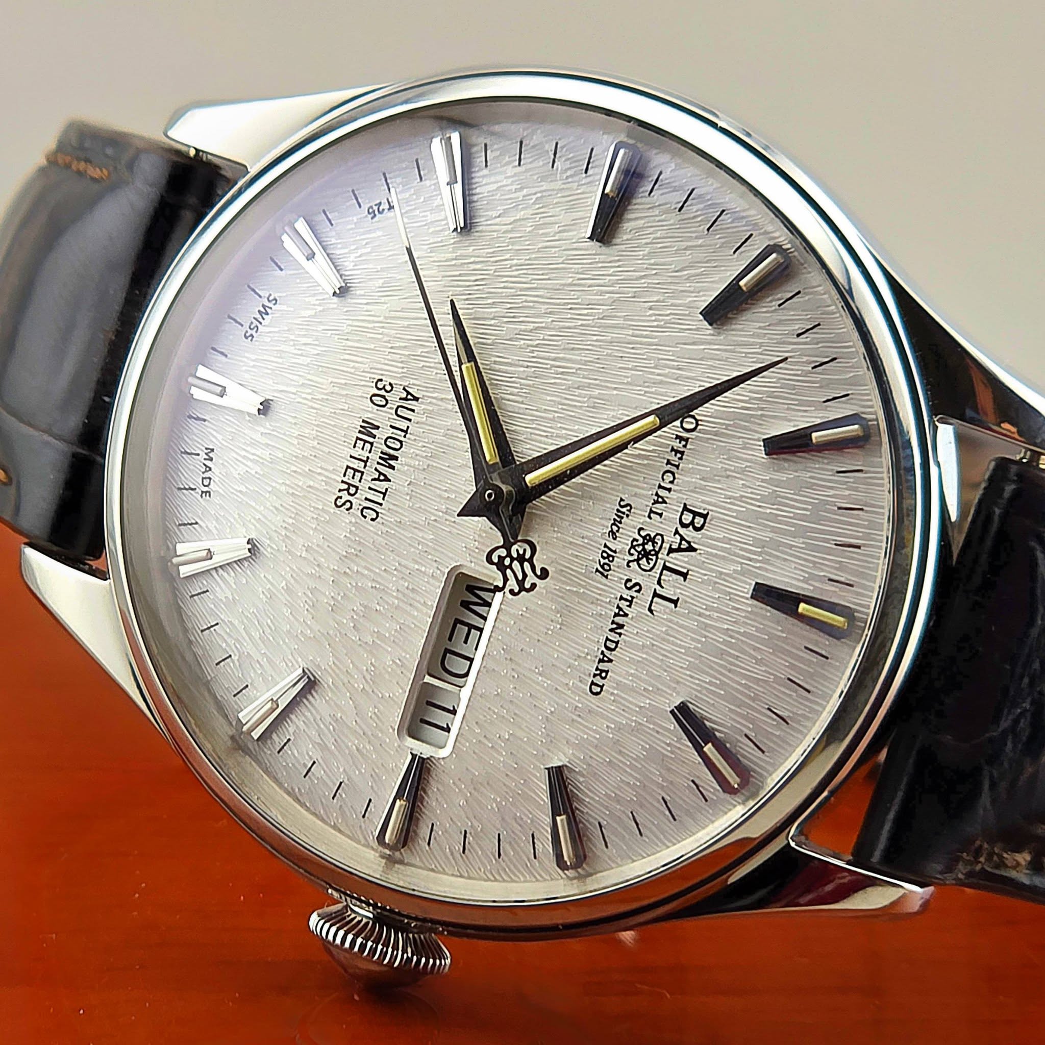 Ball Trainmaster / Official Standard Automatic Day-Date Ref. NM2080D-LJ-SL - Image 2
