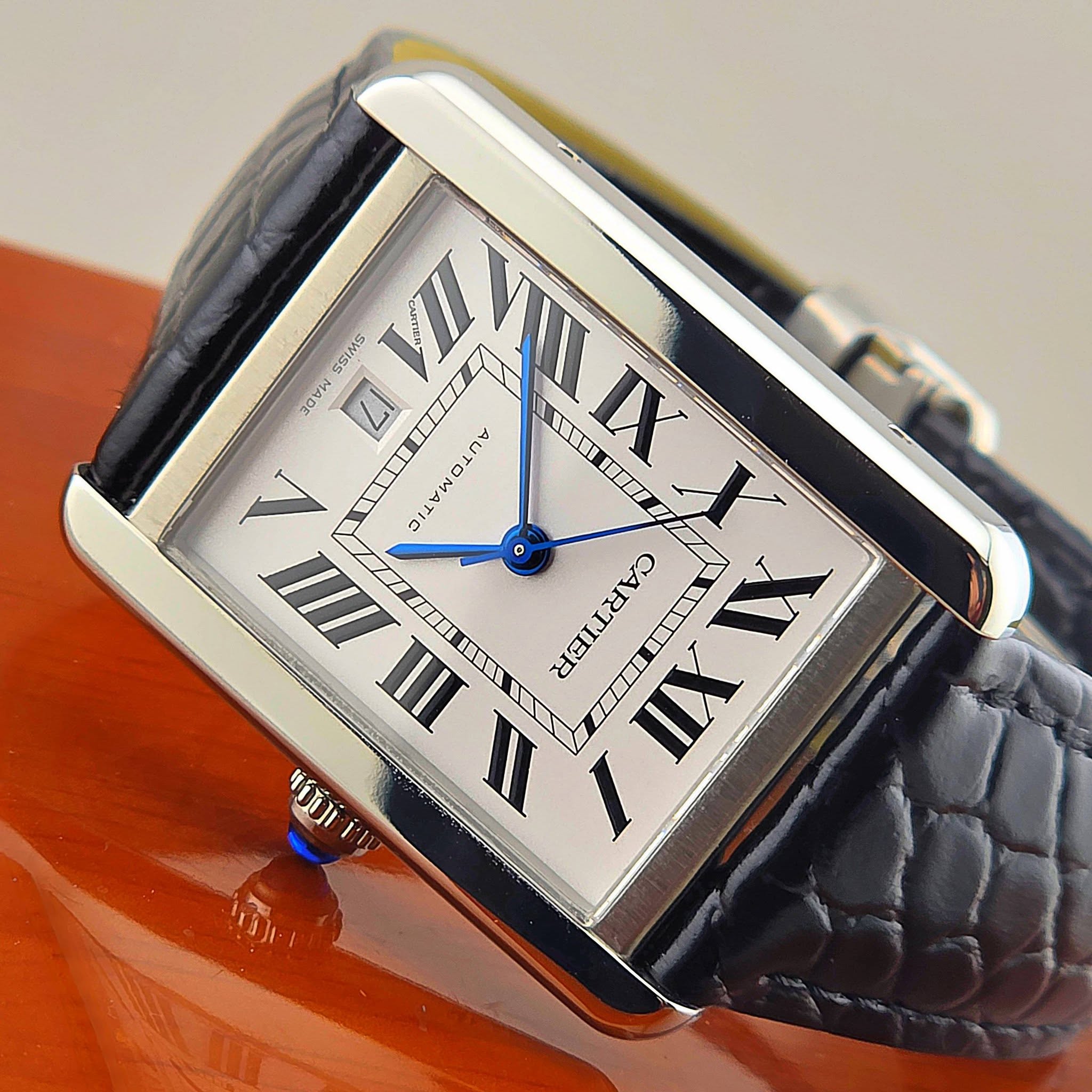 Cartier Tank Solo XL Automatic Ref. W5200028 / 3515 - Image 5